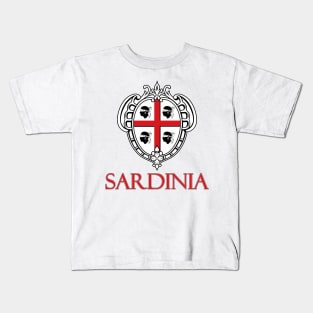 Sardinia - Coat of Arms Design Kids T-Shirt